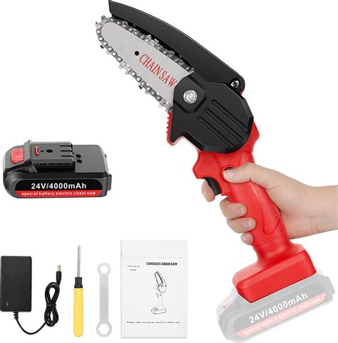 This chainsaw features a high performance G-MAX 40V lithium-ion battery that delivers fade-free power and longer run time. . Amazon battery chainsaw